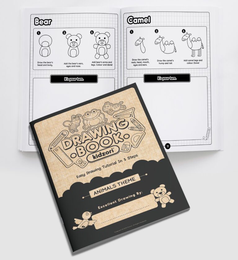 Drawing Book Mockup